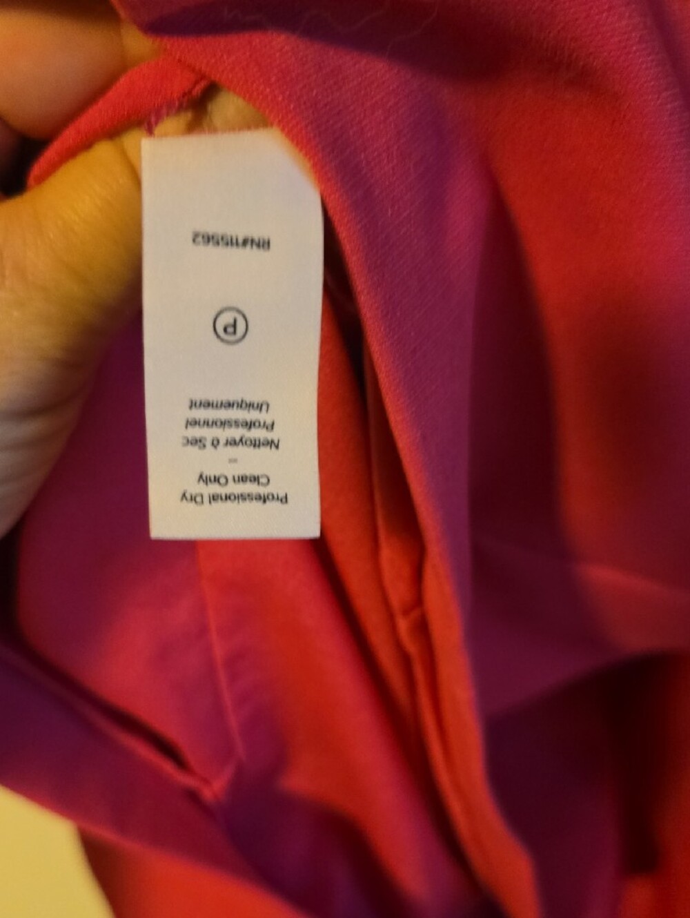 cinq a sept Hot Pink Satin Maxi Dress with Side Bow - Picture 3 of 16